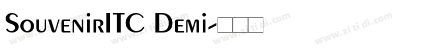 SouvenirITC Demi字体转换 SouvenirITC Demi字体转换